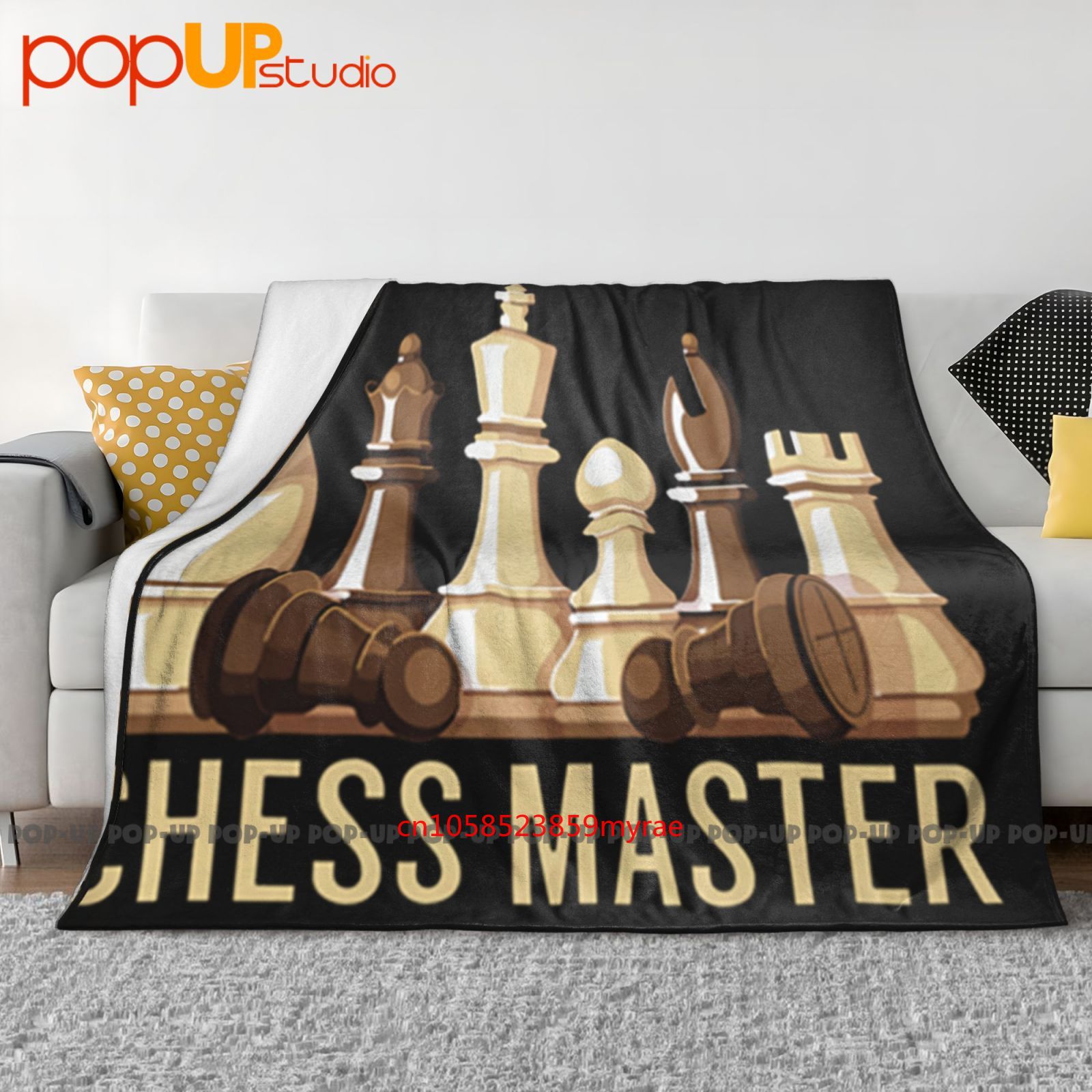 Board Game Quilt - Шахматный мастер, забавная настольная игра, ультра-мягкое