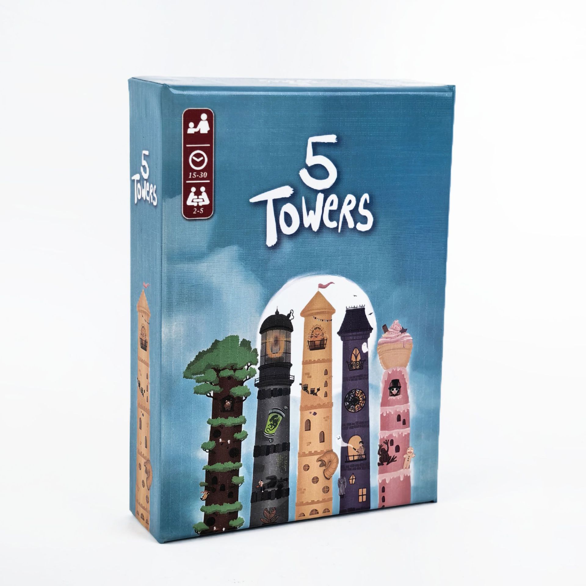 Board Game For 5 Players - Настольная игра-головоломка с 5 башнями для