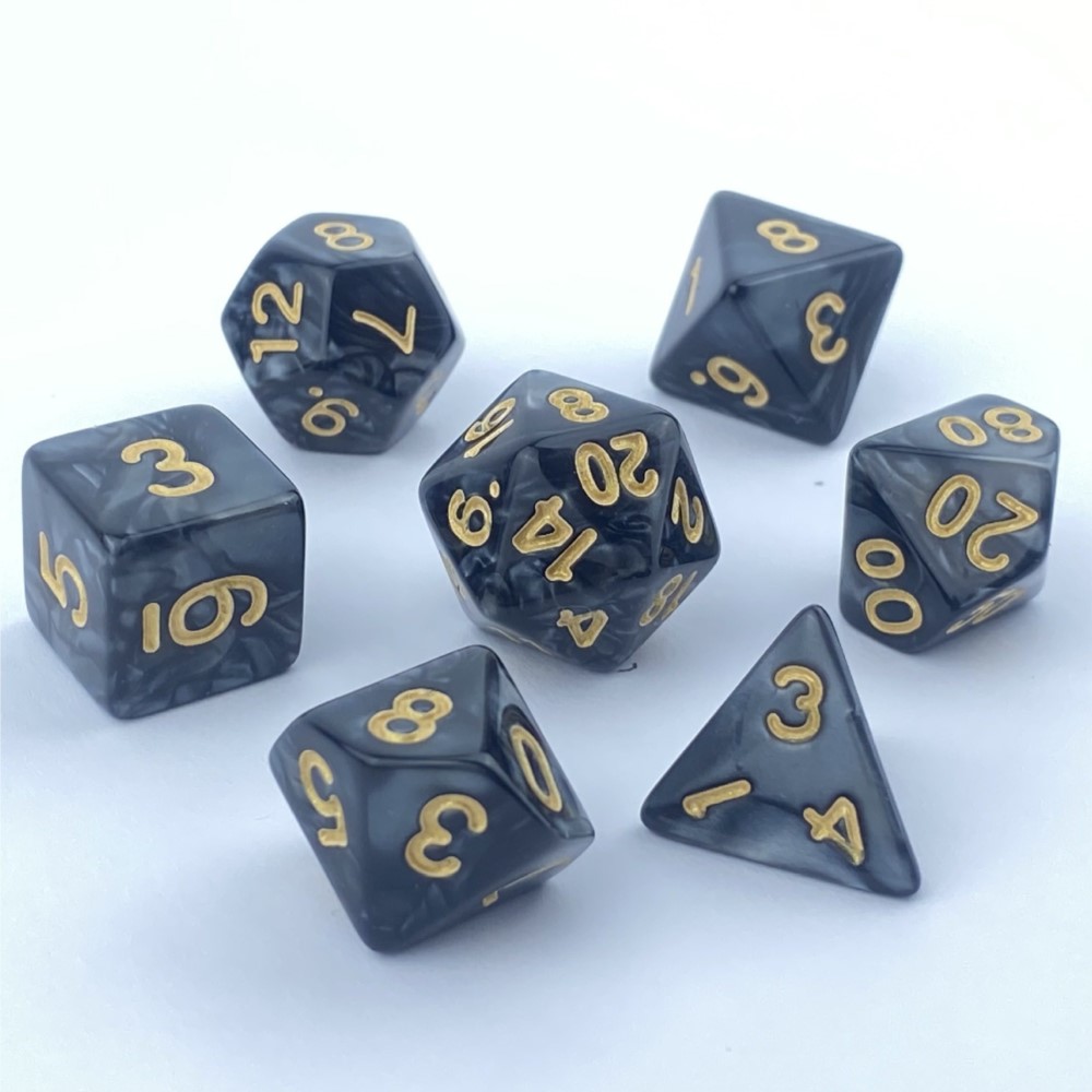 Game Token Counter - Набор из 7 кубиков для настольных