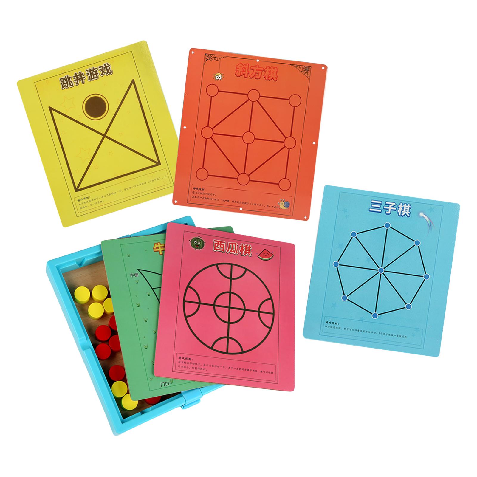 Board Game For 5 Players - Портативная развивающая игра 5 в 1: