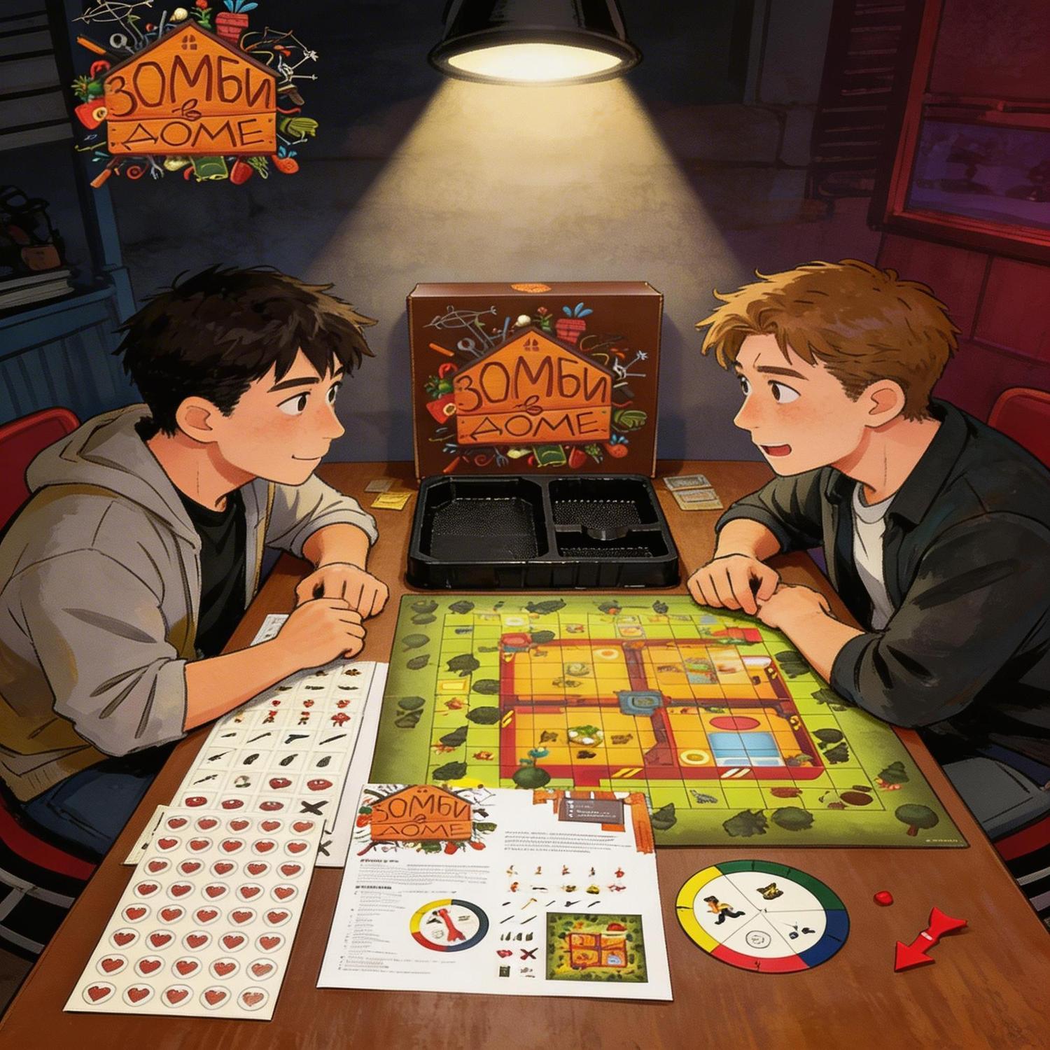 Board Game Zombies - Настольная игра на тему выживания в