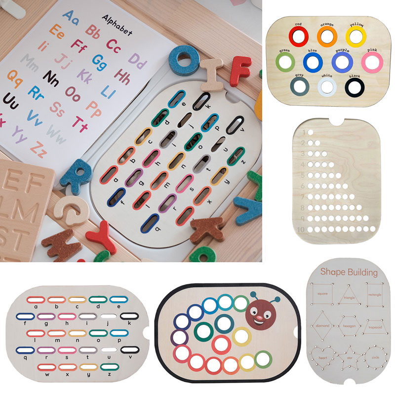 Board Game Word - Детские игры Монтессори, тренировка мелкого движения,