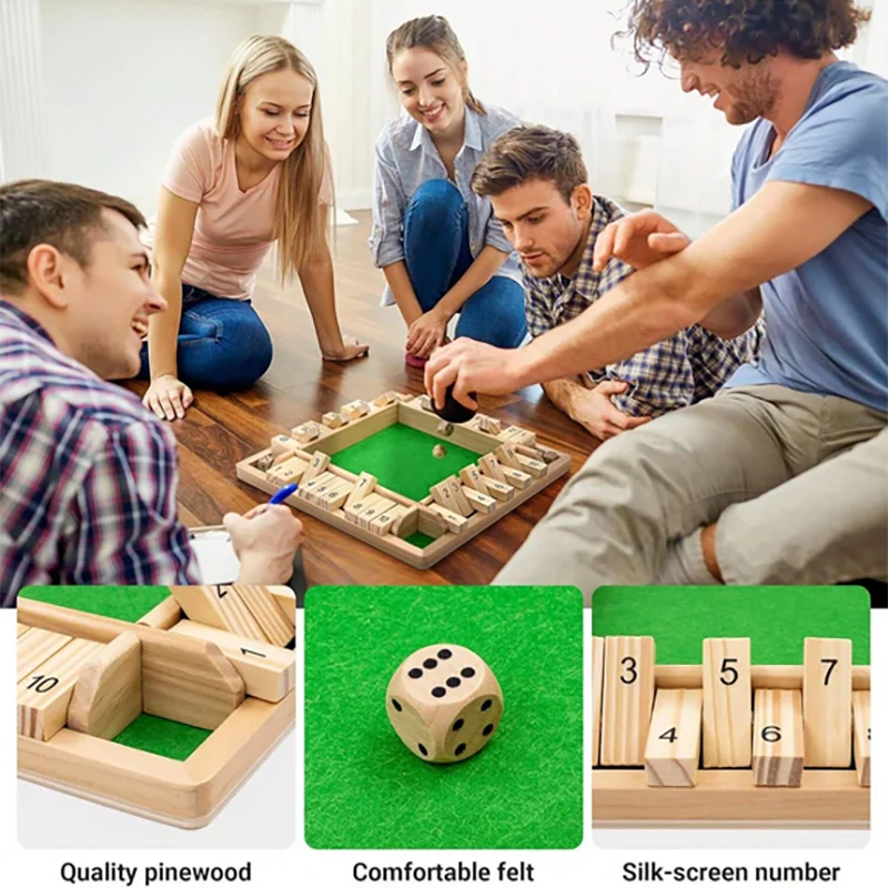 Классическая 4-сторонняя дерев – обзор и цена Board Game Instruction
