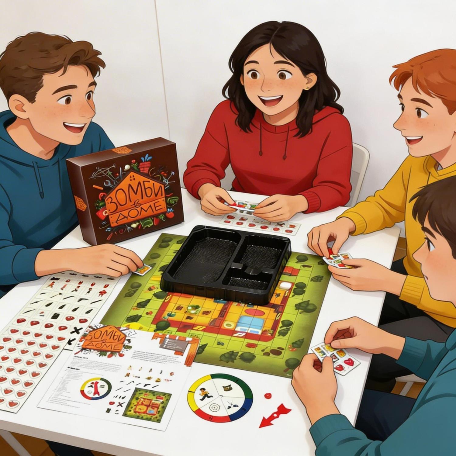 Настольная игра на тему выжива – обзор и цена Board Game Zombies