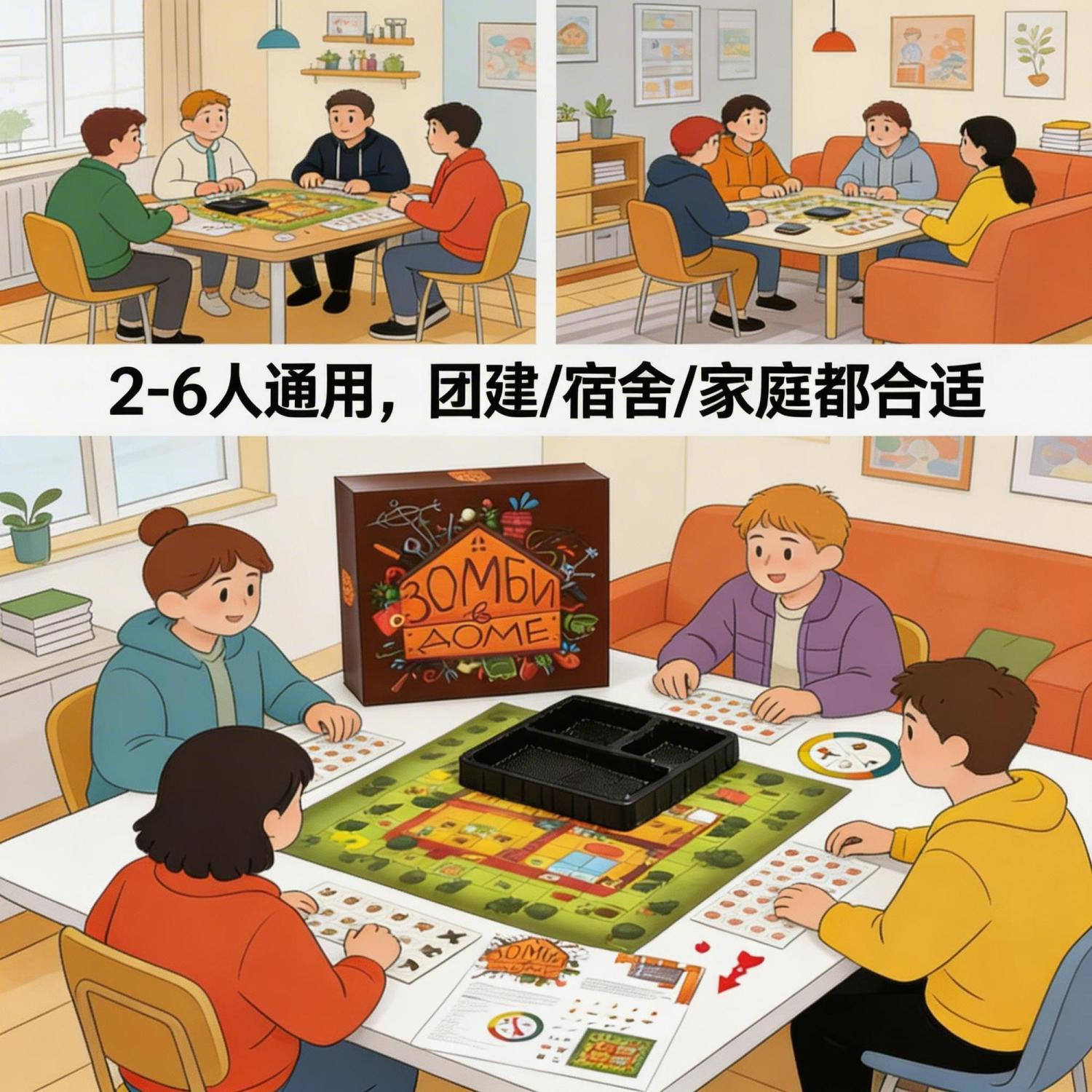 Настольная игра на тему выжива – обзор и цена Board Game Zombies